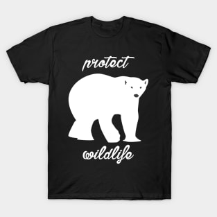 protect our friends - polar bear T-Shirt